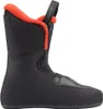 The image shows the inside of a black ski boot liner with an orange fuzzy lining. Produktbild-Vorschau