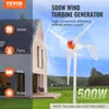 500 W veterná turbína 12 V veterný generátor 3-lopatkový Náhľad obrázku produktu 2