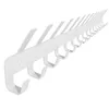 A white multi-hook rack shown diagonally against a white background. Produktbild-Vorschau