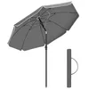 SONGMICS Sonnenschirm Ø 160 cm UPF 50+ mit Tragetasche Produktbild-Vorschau 8