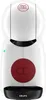 A white Nescafé Dolce Gusto coffee machine with a red circular button and a black drip tray. Produktbild-Vorschau