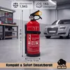 BigDean 2 Stück Feuerlöscher 1kg Halterung/Manometer Produktbild-Vorschau 2