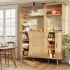 Flieks: mobile da buffet di alta qualità con effetto rattan Anteprima dell’immagine prodotto 2