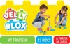 Traktor Stavebnice Jelly Blox, měkké a ohebné kostky, Náhled obrázku produktu 2