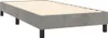 vidaXL Boxspringbettgestell Hellgrau 90x200 cm Samt Produktbild-Vorschau 3