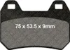 Pastiglie freno EBC Standard FA304 per BMW Anteprima dell’immagine prodotto 1