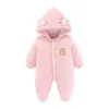 Dojčenská zimná kombinéza Bear Outfit Novorodenecký kabátik Náhľad obrázku produktu 1