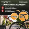 MONZANA® Fahrradanhänger mit 90L Kunststoffwanne inklusive Produktbild-Vorschau 7