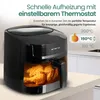 Emerio Airfryer XL AF-129622.1 - 1800W - 7,2 Litern - 40 °C Produktbild-Vorschau 2