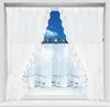 Gardinenset Voile mit Stangendurchzug Serie: Satin, Blumen Produktbild-Vorschau 2