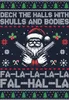 Falhalla Totenkopf Santa Ugly Sweater - Weihnachten Produktbild-Vorschau 3