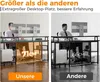 ODK Gaming Tisch LED Eckschreibtisch Kohlefaser Schwarz Produktbild-Vorschau 6
