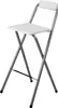 Bardi 2 x klappbare Barhocker für Bartable Weiß - 100 Kg Produktbild-Vorschau 2