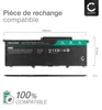 CELLONIC 1x Batterie pour Ordinateur portable Compatible Voir les images du produit 3