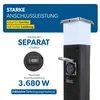 Kunststoffsäule mit 2 Steckdosen und Leuchte Produktbild-Vorschau 5