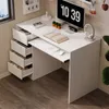Jugend-Schreibtisch Weiß, Modern mit Schubladen & Ablage Produktbild-Vorschau 5