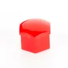 20x Radschrauben Abdeckkappen Radschraubenkappen 17mm rot Produktbild-Vorschau 6