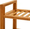 vidaXL Věšák na boty se 4 policemi 50x27x80 cm Dubový masiv Náhled obrázku produktu 3