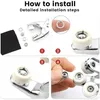 2er Set Druckknopfzange für Kleidung + 80 Rostfreie 9,5 mm Produktbild-Vorschau 7