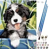 Malen nach Zahlen DIY Leinwand 40x30 cm Pinsel Acrylfarbe Produktbild-Vorschau 1
