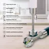 Close-up of a hand blender with descriptive icons and text outlining its features. Náhľad obrázku produktu