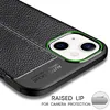 NALIA Leder Look Hülle für iPhone 13 Mini, Schwarze Produktbild-Vorschau 3