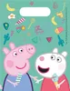 Procos Peppa Pig , Geschenktasche, Mehrfarbig, Abbildung, Produktbild-Vorschau 1