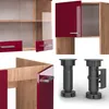Eckküche Vicco R-Line Rot Hochglanz/Goldkraft Eiche 247 x Produktbild-Vorschau 7