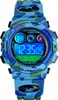 Alienwork Seven-color LED Digital Kinderuhr Jungen Mädchen Produktbild-Vorschau 1