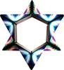 A star-shaped geometric puzzle made of triangular segments with a colorful, abstract pattern. Náhled obrázku produktu