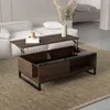 Table basse HOMCOM 839-687V00WN, table d'appoint, avec Voir les images du produit 2
