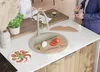 PRIMAGRAN Spülbecken Rund Beige 53x53cm, Granitspüle 1 Produktbild-Vorschau 2