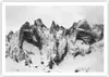 Poster - Poster ohne Rahmen - Alpen Schnee Monochrom - Produktbild-Vorschau 1