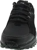 A close-up front view of a black Skechers Bionic Trail shoe. Voir les images du produit