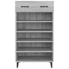 vidaXL Scarpiera Grigio Sonoma 60x35x105 cm Materiale a Anteprima dell’immagine prodotto 6