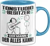 Tonstudio-Besitzer Tasse Geschenk für Tonstudio-Besitzer Produktbild-Vorschau 1