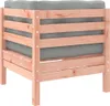 vidaXL Canapé d'angle de jardin avec coussins en bois Voir les images du produit 7