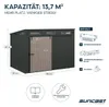 Suncast Gerätehaus in Holzoptik 328 x 222 x 227cm, mit Produktbild-Vorschau 9