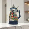 Bierkrug mit Deckel 0,7L – Klassischer Steinkrug mit Produktbild-Vorschau 2