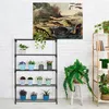 Półka na kwiaty Relaxdays, 5 półek, doniczki na kwiaty i Podgląd zdjęcia produktu 2