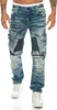Cipo & Baxx Herren Regular Fit Jeans BJ5230 Blau, W34/L32 Produktbild-Vorschau 1