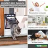 Katzenklappe für Insektenschutztüren mit Clip-System Produktbild-Vorschau 1