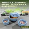Set di 3 contenitori per alimenti Viwares con coperchio a Anteprima dell’immagine prodotto 6