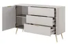 AX LIVING Buffet moderne à tiroirs Vespasia 138 T3S – 138,2 Voir les images du produit 5