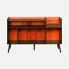 sweeek - Zweifarbiger Vintage XL Schallplattenschrank mit Produktbild-Vorschau 2