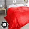 Červená prikrývka 200x220cm reliéfne pruhy prehoz na posteľ Náhľad obrázku produktu 15