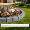 VEVOR Beeteinfassung in Steinoptik, 119 cm, Beetumrandung Produktbild-Vorschau 8