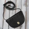 Damen Leder kleine kompakte Kupplungstasche schwarz Paolo Produktbild-Vorschau 3