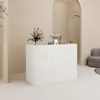 A modern reception desk in a minimalist interior. Produktbild-Vorschau