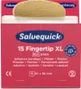 A product shot of Salvequick Fingertip XL adhesive bandages in their packaging. Anteprima dell’immagine prodotto